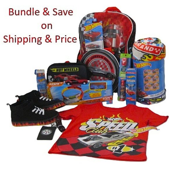 Hot Wheels Gift Set Spin & Score Stunt Track, Toothbrush & Toothpaste - Picture 4 of 4
